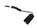 Laminate Veneer J Roller 14" Long Bent Steel Handle, 1.5" Diameter x 3" Long Hard Rubber Roller LRBH