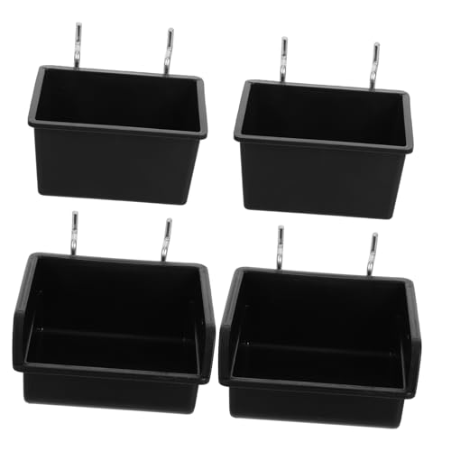 OUNONA Lot De 4 Organiseurs Muraux Pour Outils De Garage Supports De Clés Organiseurs Accessoires Détabli Boîte De Rangement Boîte À Vis Support De Perceuse