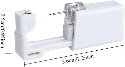 2 Pack Sterile Ear Piercing Gun Disposable Self Ear Piercing Gun Kit Safety Ear Piercing Gun Kit Tool (Grown) - Image 4