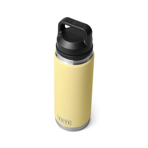Image of YETI Rambler 26 oz Bottle, Leakproof, Vacuum Insulated, Stainless Steel with Chug Cap, Daybreak Yellow