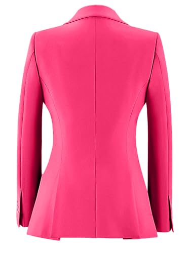 Wemaliyzd Women's Suits 2 Piece Work Office Peak Lapel Slim Fit Office Lady Blazer Pants2