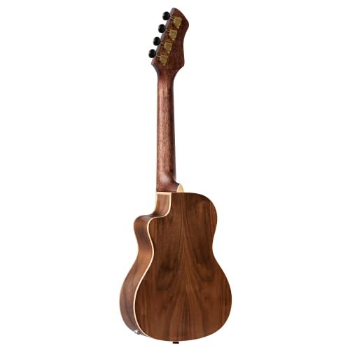 Ortega Guitars Ukulélé Concert électro-acoustique – Série Horizon – tête inversée – Housse incluse – Noyer, Okoumé (RUWN… - Les Beatles, Paul McCartney, John Lennon, RIngo Starr, George Harrison Ortega Guitars Ukulélé Concert électro-acoustique - Série Horizon - tête inversée - Housse incluse - Noyer, Okoumé (RUWN… – Image 4