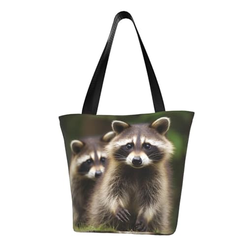 Sac à main avec poignée sur le dessus raton laveur femme grand sac fourre-tout besace