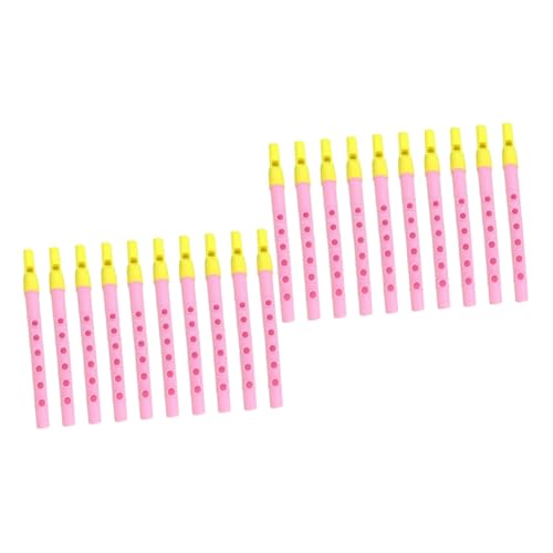 Toddmomy 2sets Professionally Designed Clarinet Boys and Girls Clarinet 6-hole Plastic Toy Music Instrument 10pcs*2 Random Color