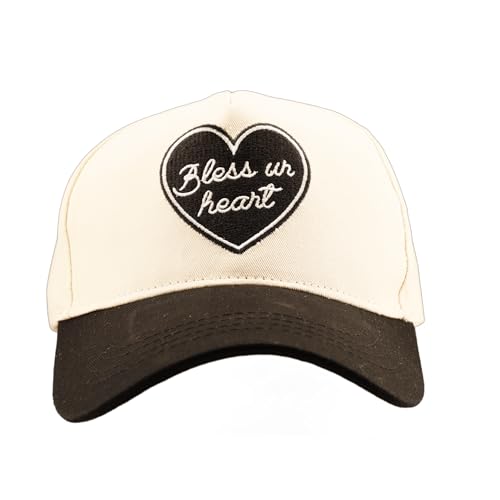 Image of Two-Toned Embroidered Lettering Dad Hat Original Classic Vintage Low Profile Baseball Cap Adjustable Plain Snapback