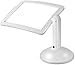 RXDZ Loupe de Lecture avec Lumineuse LED, 3X Grossissement A4 Rectangulaire Loupe Eclairante, Mains Libres Loupe de Table Support pour Livres,Malvoyant,Personnes âgées, Couture, Bijoux