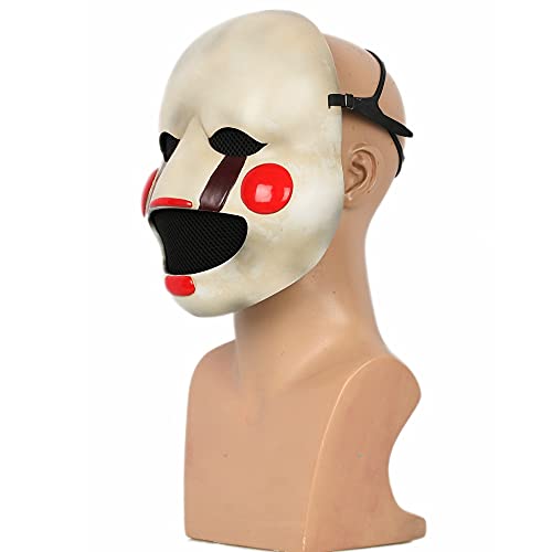 xcoser Puppet Mask Deluxe Resin Marionette Masque Adult, Fnaf, Size one size - Thumbnail 4