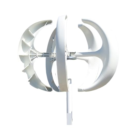 Éolienne 5KW 24V domestique : générateur électrique vertical blanc - 5