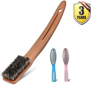 TodayNice Body Brush Set with Natural Wood Bath Organic Bristle for Shower Full Scrub and Exfoliator