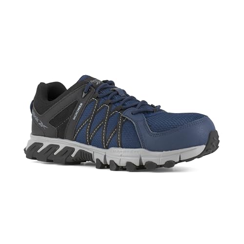 Reebok Work Men's Trailgrip Work Comp Toe Eh Shoe Navy/black/grey - 9 Medium