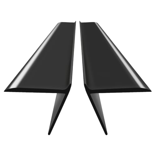 Image of Silicone Stove Gap Covers 2 Pack, Stove Gap Filler for Counter Gap, Black | Gap Filler for Stove and Counter, Heat Resistant Oven Gap Filler, Flexible Easy-Clean Silicone stove Guard for 0.1 inch-0.8 inch Gaps
