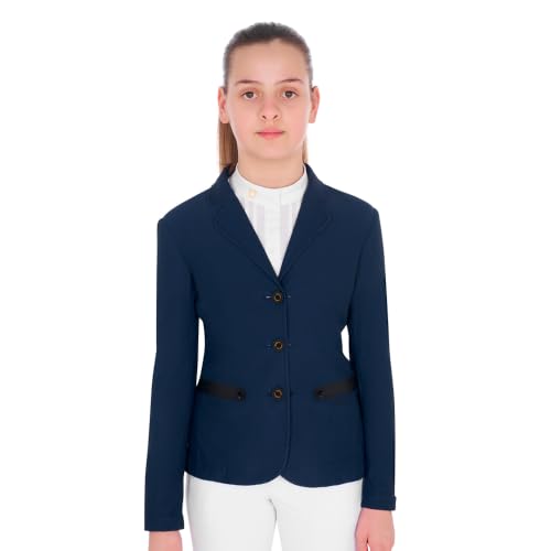 Equestro Perforated Junior Jacket 14 Years Blue