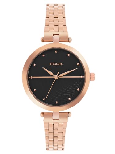 FCUK Analog Black Dial Womens Watch-FK00040B (B0CQ22H8RS) Amazon Price History, Amazon Price Tracker