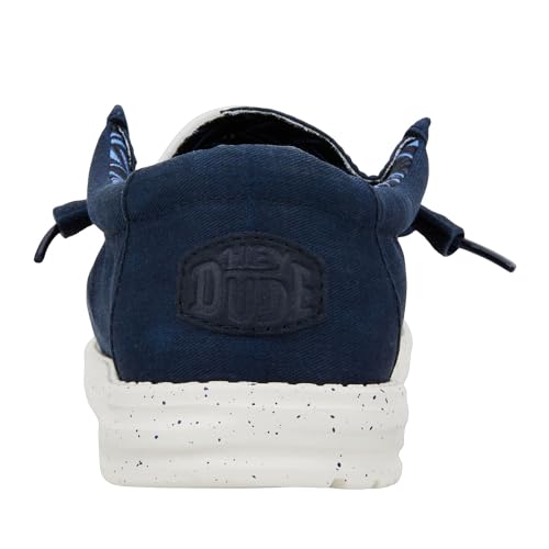 image for HEYDUDE Men's Wally Stretch Canvas Navy Size 15 | Men's Shoes | Men Sl