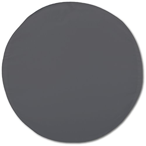 Bestlivings Kissenhülle Ellen in über 100 vers. Größen und Farben, Kissenbezug Dekokissen, Serie: Ellen, Auswahl: 60cm Ø Bezug, Farbe: anthrazit - dunkelgrau
