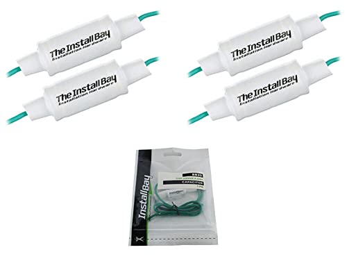 2 x Pairs of 1200Hz 33UF 4 Ohm Non Polar Bass and Treble Speaker Blockers BB33