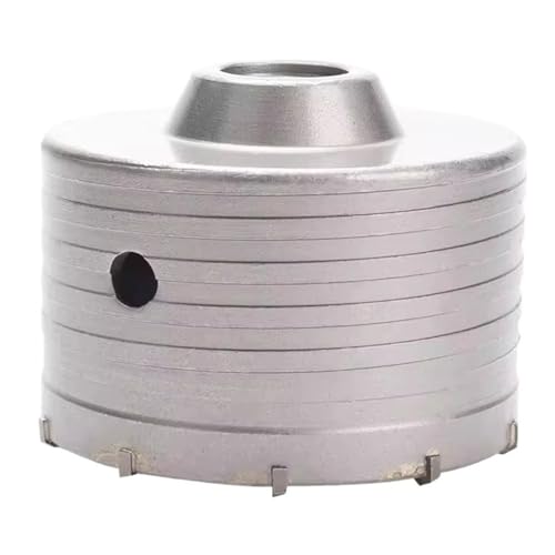 コンクリート壁用ホールソー SDS PLUS ハンマードリルビットセット 30-150mm ドリルクラウン 1個 丸軸 セメント 石材カッターツール付き(100mm)