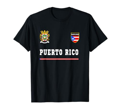Puerto Rico Sport/Soccer Jersey Tee Flag Football T-Shirt