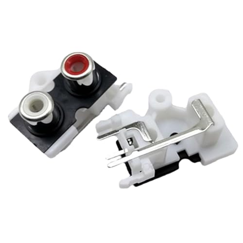 Genérico Conector hembra de 3 pines, Conector hembra de vídeo - Enchufe hembra vertical de 3 pines,Conector hembra multifuncional, enchufe de transmisión estable para equipos de monitoreo