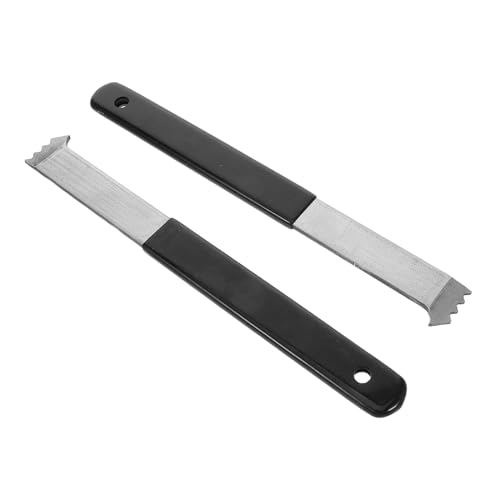 HEMOTON 2pezzi Estrattore Per Pavimentazione Da Raschietto Microdentato Utensile Per Estrazione Blocchi Mattoni Adatto Giardinaggio e Manutenzione