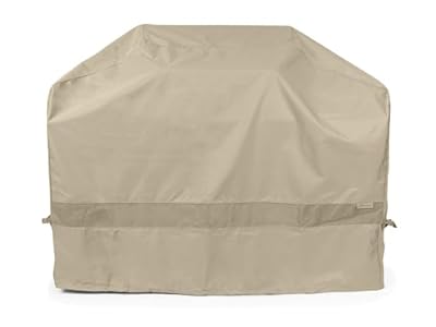 Covermates Grill Cover - Weather Resistant Outdoor Cover, Heavy Duty BBQ Covers for Large Outdoor Kitchen, Elite 300D Polyester, 80 Inch, Khaki