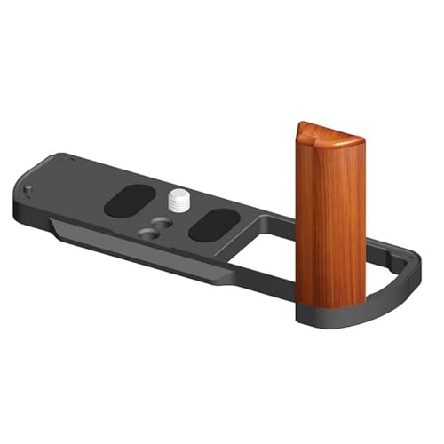 Soporte en L de madera para trípodes Arca Swiss de cámaras réflex con zapata rápida