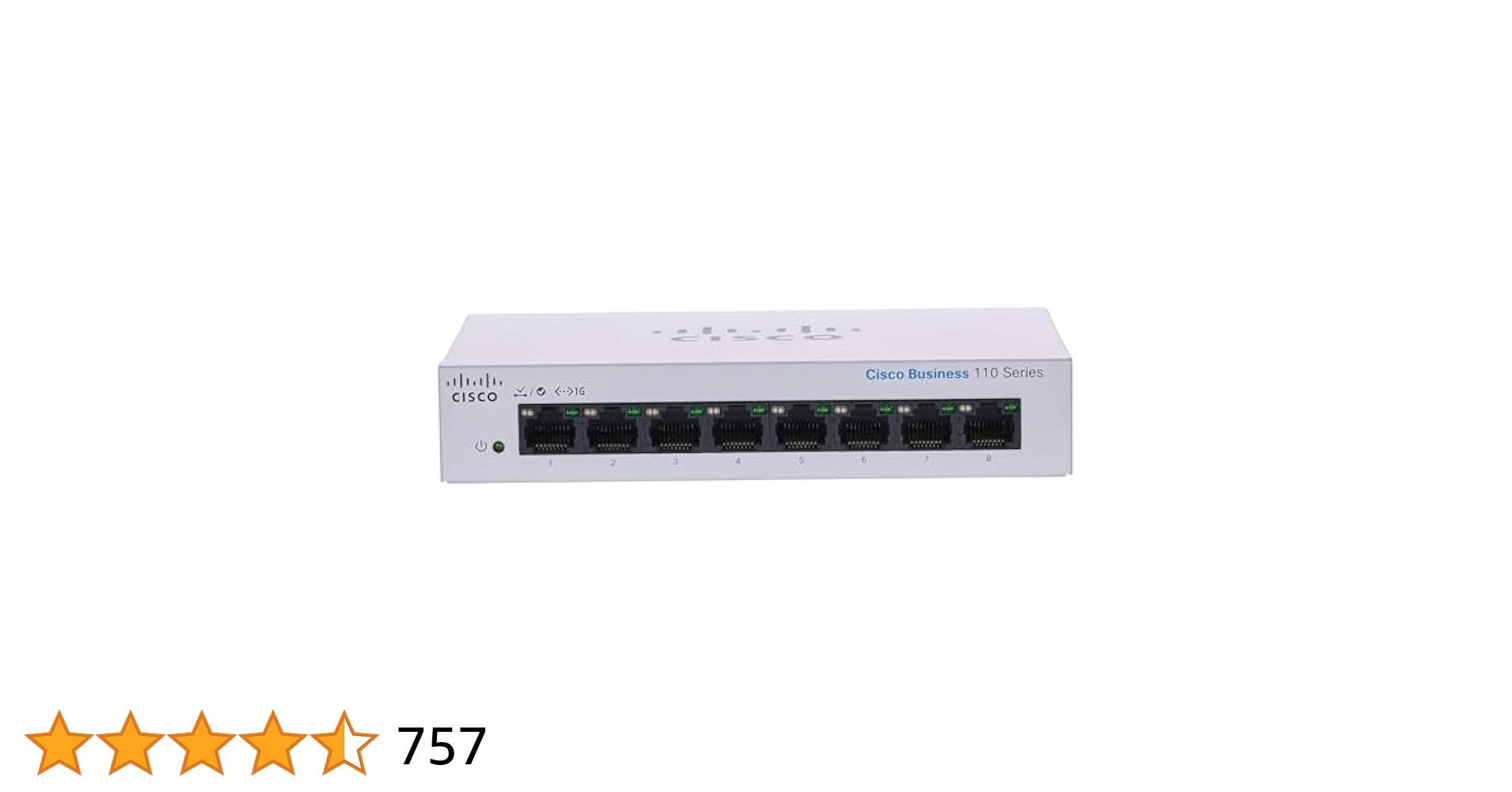 Cisco CBS110-8T-D 8ポートスイッチ Amazon.com: Cisco Business CBS110-8T-D Unmanaged Switch | 8