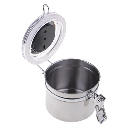 Amazon.com: Professional Stainless Steel Pipe Tobacco Tin Can with  Hygrometer & Humidifier Moisture Seal Box Humidity Airproof Pot Tank :  Appliances