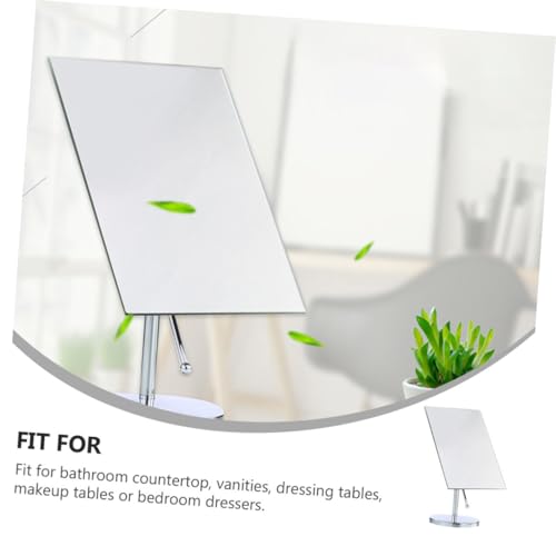 Miroir de table avec support métallique Healvian aux finitions soignées - 4