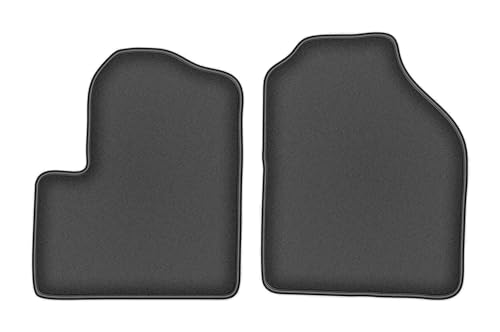 Tapis de sol voiture en velours Durban graphite pour les trajets en Ford Connect Combi