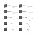 Polysilizium-Solarmodul, 0,3 W, 5 V, 60 mA, für DIY-Solar-Ladegeräte, kompakte 68 × 37 mm, tragbare kleine Solarzellen, kompatibel mit Outdoor-Camping (10 Stück)