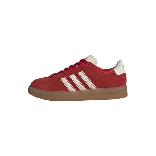 adidas Grand Court 2.0 Shoes, Zapatos Mujer, Better Scarlet/Wonder Quartz/Off White, 42 2/3 EU