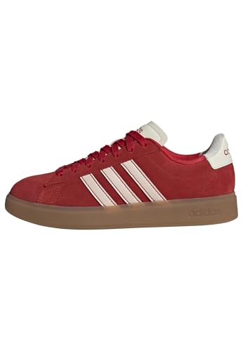 adidas Femme Grand Court 2.0 Shoes, Better Scarlet/Wonder Quartz/Off White, 43 1/3 EU