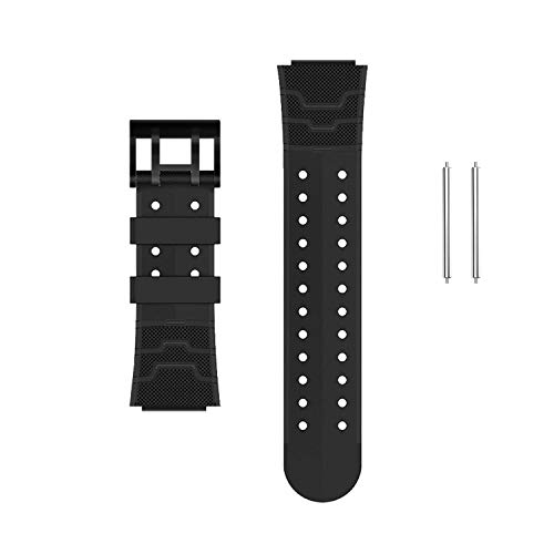 Compatible con relojes de temática musical y de juegos vendidos en las tiendas MeritSoar Tech (NEGRO 01, 16mm) Cover