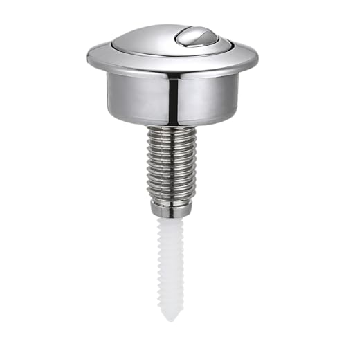 Reemplazo del botón Push del inodoro: botón de cisterna de inodoro de doble descarga, fácil instalar el botón Válvula de descarga de ahorro de agua | Accesorios para el baño de baño, empujad