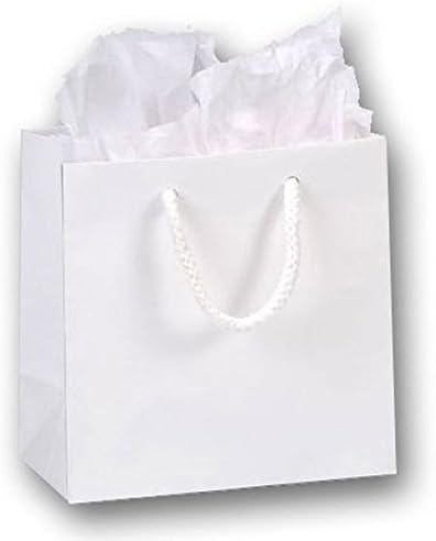 EGP Premium Matte Euro-Shoppersd 6 1/2 x 3 1/2 x 6 1/2 Gold 200 Bags