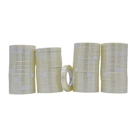 MAT Commodity Grade Fiberglass Reinforced Filament Strapping Tape - 3/4 in. Wide x 60 yds. (Pack of 48) Filaments Run Lengthwise Cover