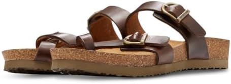Eastland Women's TIOGO Sandal, Walnut, 8 | Image 2