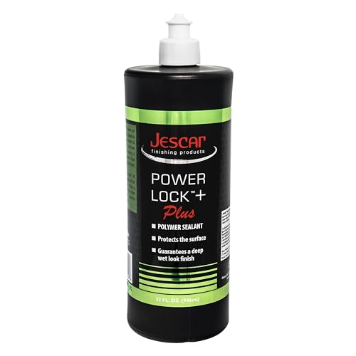Jescar Power Lock Plus Polymer Sealant - 32oz - Durable High-Gloss Paint Sealant for Long-Lasting Protection – Easy Application, Safe for All Paint Types, Easy to Apply, Hand or Machine Application