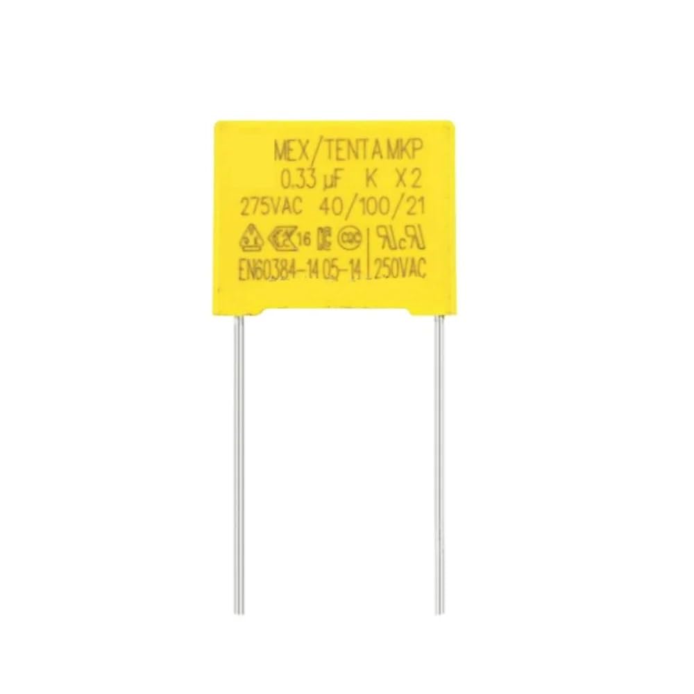 ZDVHOMCB 10PCS 275V334K Capacitor X2 P=15mm 0.33uF 330nF 275VAC