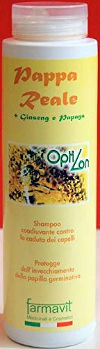 Farmavit - Champú anticaída Opti Lon con Pappa Real, Ginseng y Papaya, 300 ml