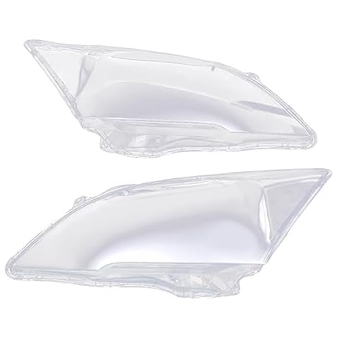 Akynjtbca Headlight Lens Cover Pair, for Honda CRV 2007-2011 Driver Side and Passenger Side Headlight Headlamp Lampshade Lens Cover Replacement, Left and Right Side Clear Lens Cover Cover