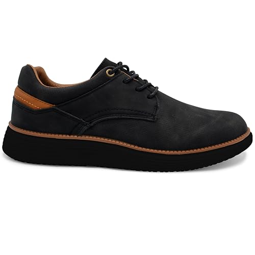 Image of AKADEMIKS Mens Dayton Oxford, Comfortable Footwear for Formal and Casual Wear