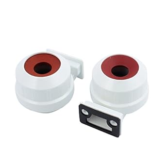 Ubersweet 2 Pcs G13-F41-2 Waterproof Lamp Base Socket G13 Light Holder White