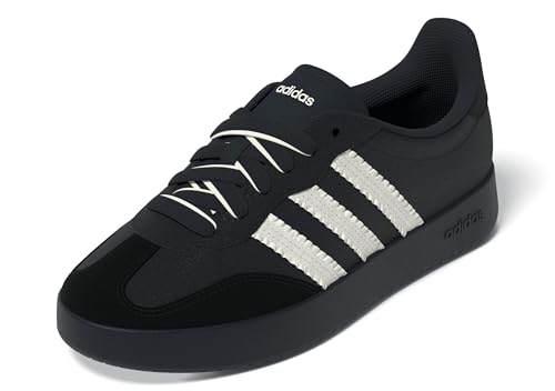 adidas Mujer BARREDA Shoes, Carbon/Core White/Core Black, 44 EU