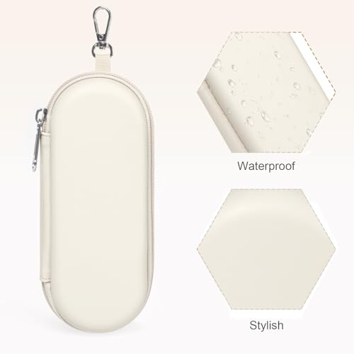 Image of Double Eyeglasses Case, Dual Glasses Sunglasses Organizer with Zipper Closure, Eyewear Storage Box for Men Women Travel
