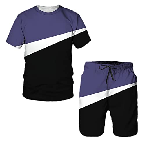Ensemble décontracté pour homme short à manches courtes idéal pour l'été look tendance Ts4704