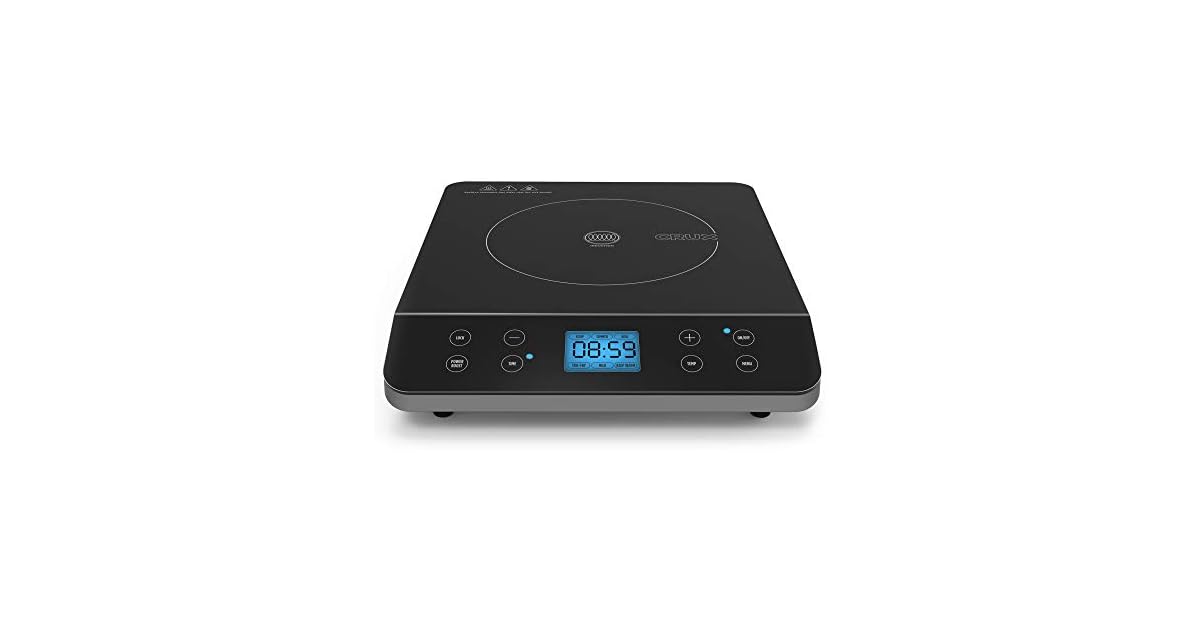 Crux Countertop HassleFree Portable Electric Hot Plate Induction