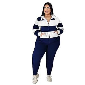 Women’s Plus Size Two Piece Outfit...