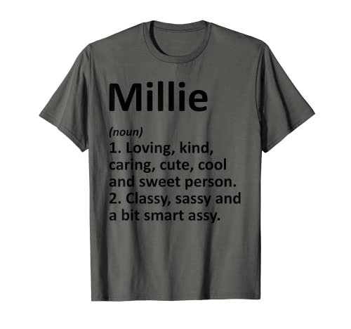 MILLIE Definition - Idea divertida para regalo de cumpleaños Camiseta